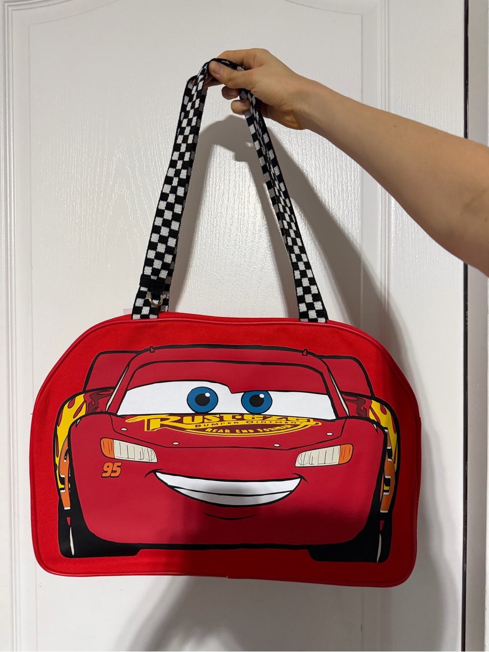 Lightning McQueen Disney Cars Tote Bag - Red